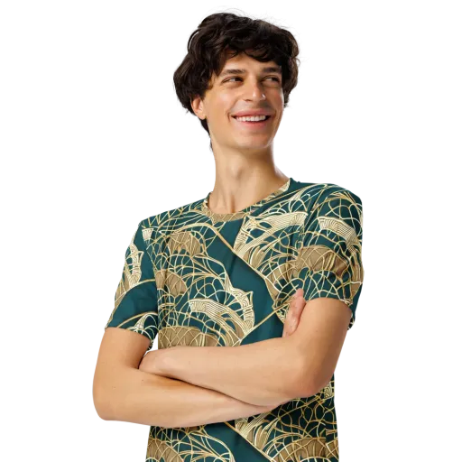 Venetian Canopy on a Men's Crew Neck T-Shirt
