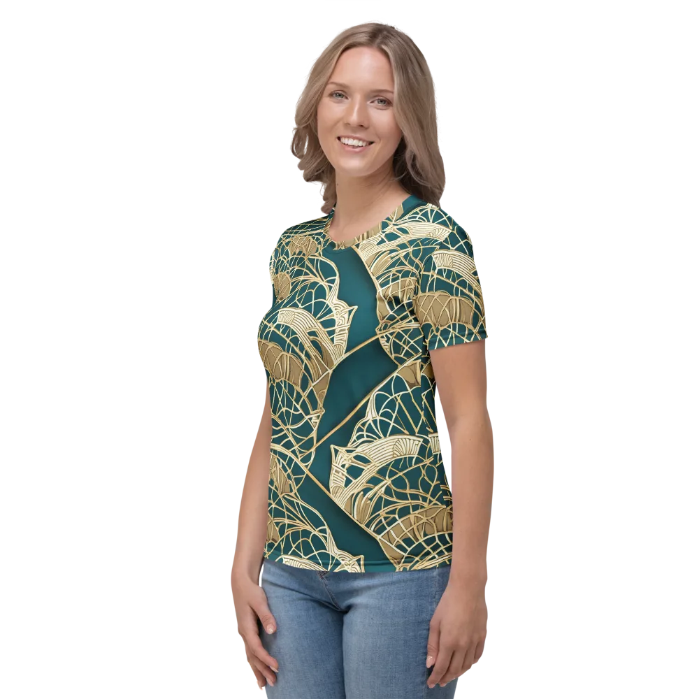 Venetian Canopy on Women's Crew Neck T-Shirt — Left