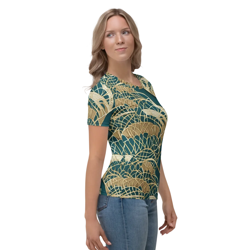 Venetian Canopy on Women's Crew Neck T-Shirt — Right