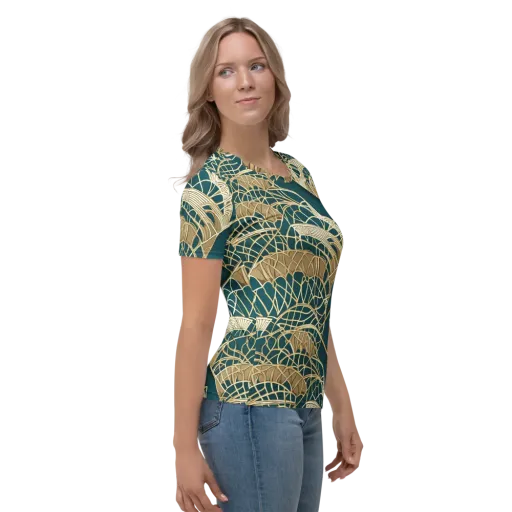 Venetian Canopy on a Women's Crew Neck T-Shirt