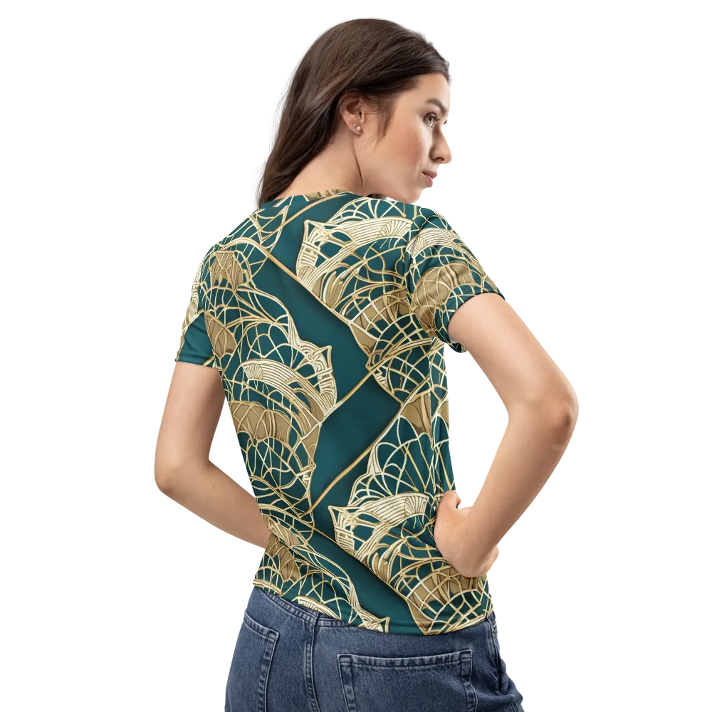 Venetian Canopy on Women's Crew Neck T-Shirt — Back