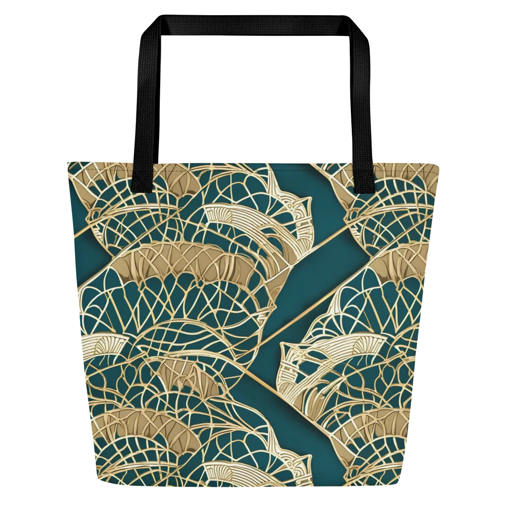 Venetian Canopy on Large Tote Bag W/ Pocket — Front