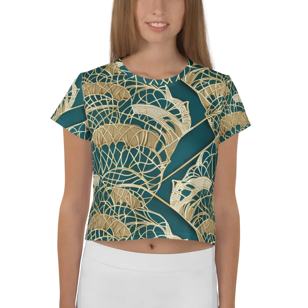 Venetian Canopy on Crop Tee — Front