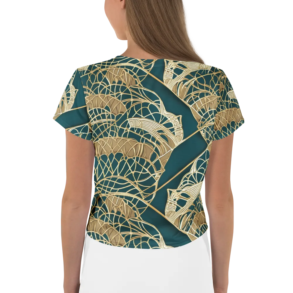 Venetian Canopy on Crop Tee — Back