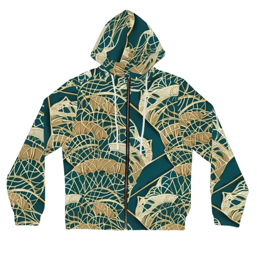 Venetian Canopy on a Women's Full-Zip Hoodie