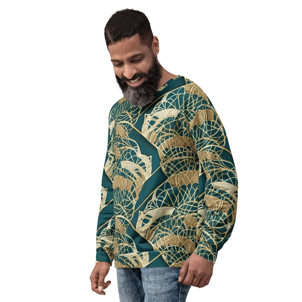 Venetian Canopy on Sweatshirt — Left Front