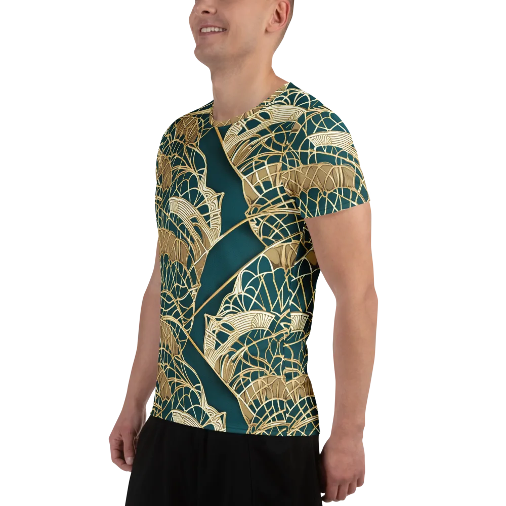 Venetian Canopy on Men's Athletic T-Shirt — Left