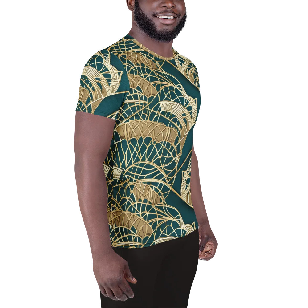 Venetian Canopy on Men's Athletic T-Shirt — Right