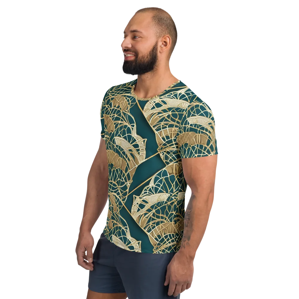 Venetian Canopy on Men's Athletic T-Shirt — Left