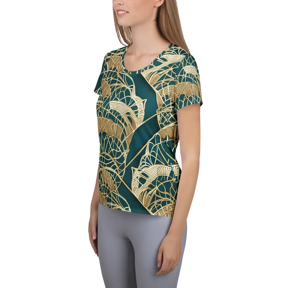 Venetian Canopy on Women's Athletic T-Shirt — Left
