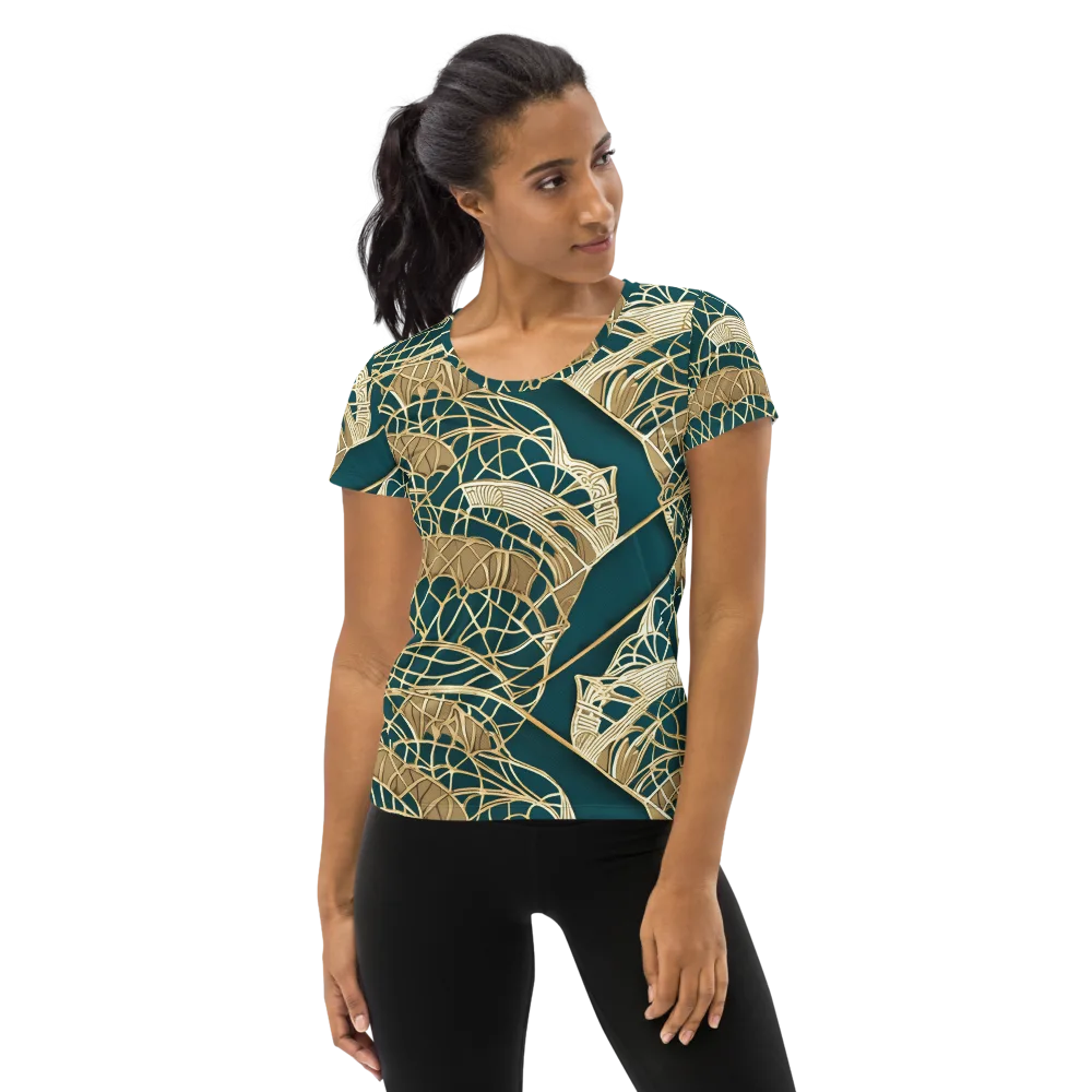 Venetian Canopy on Women's Athletic T-Shirt — Front