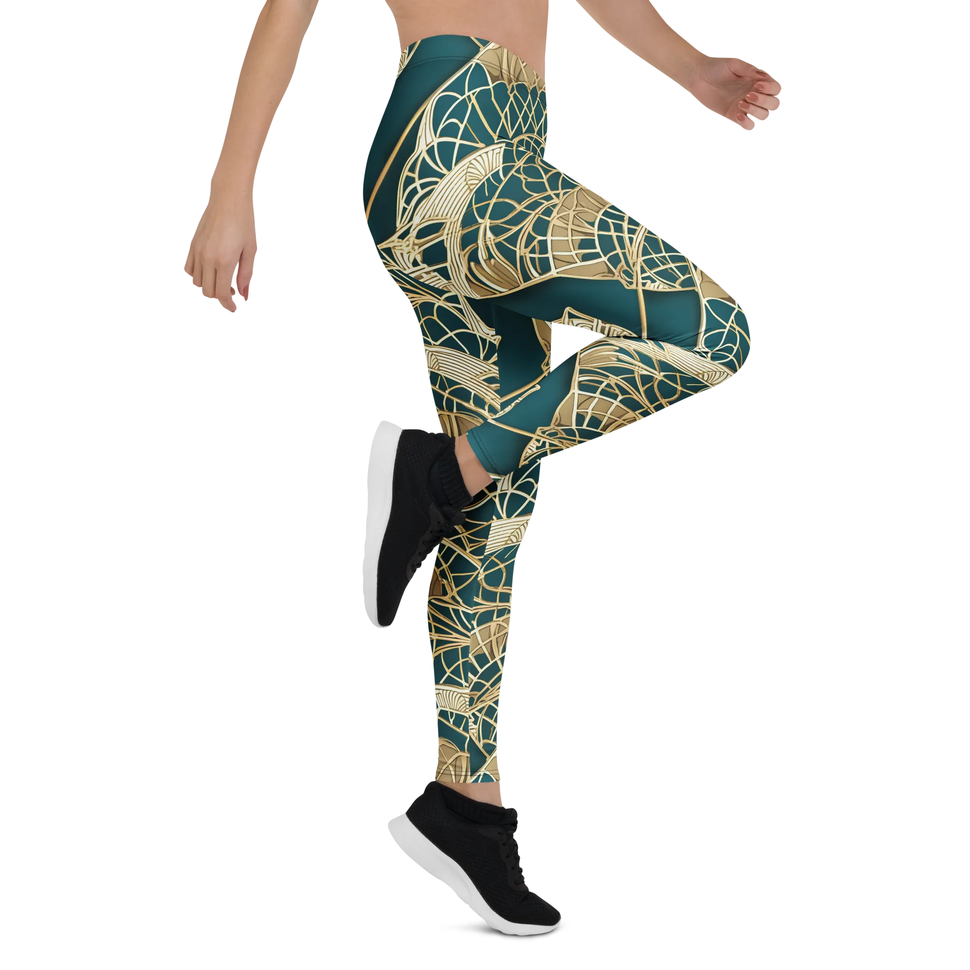 Venetian Canopy on Leggings — Right