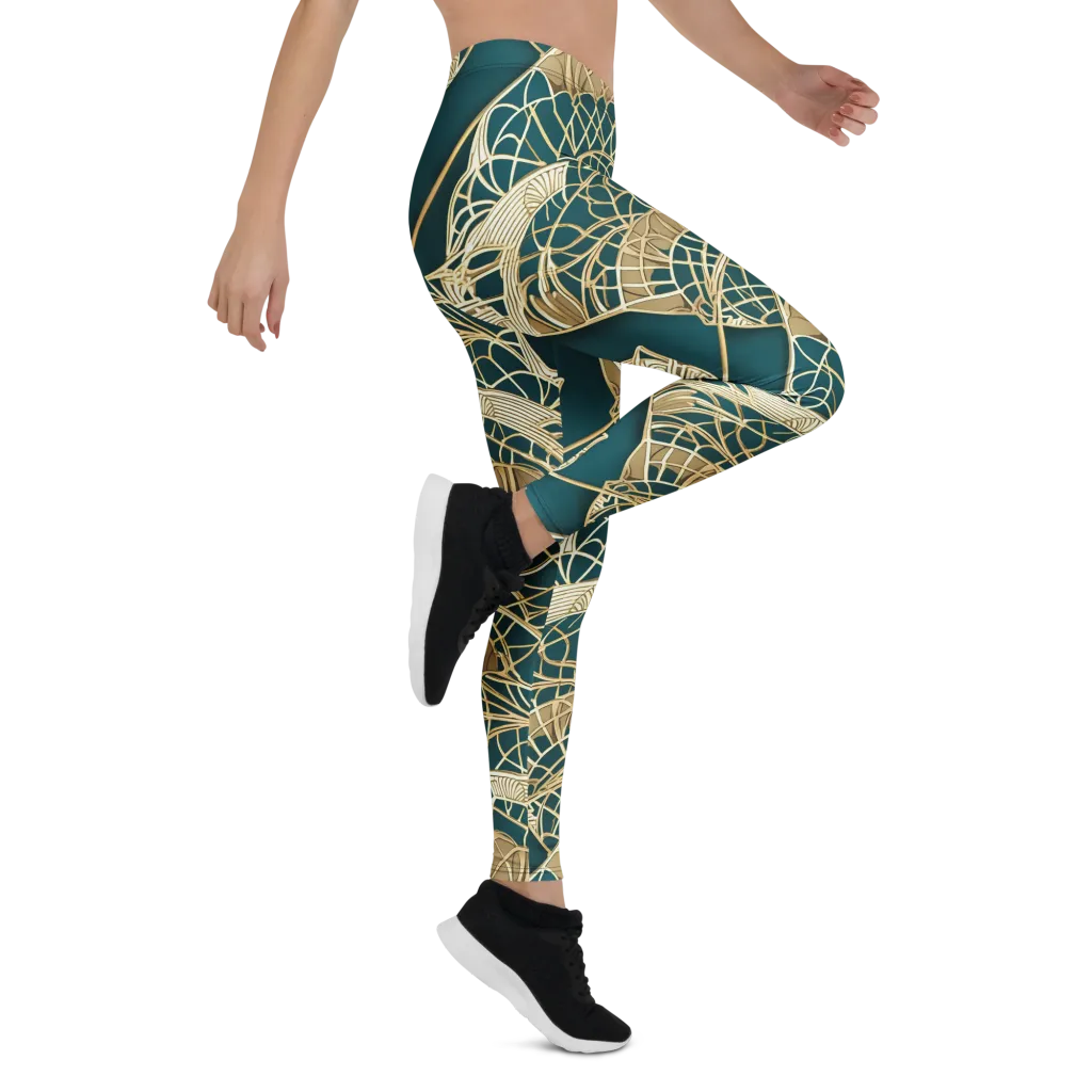Venetian Canopy on Leggings — Right