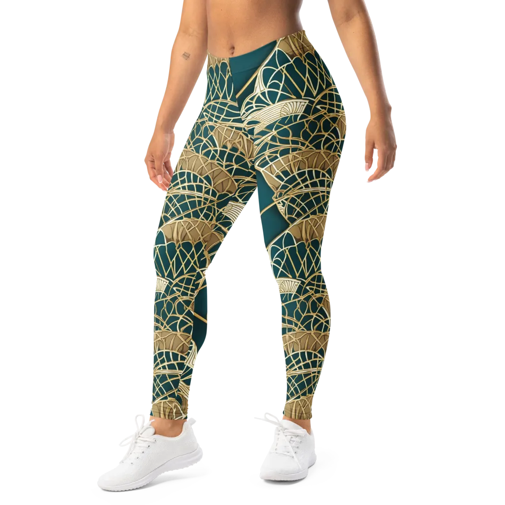 Venetian Canopy on Leggings — Left Front