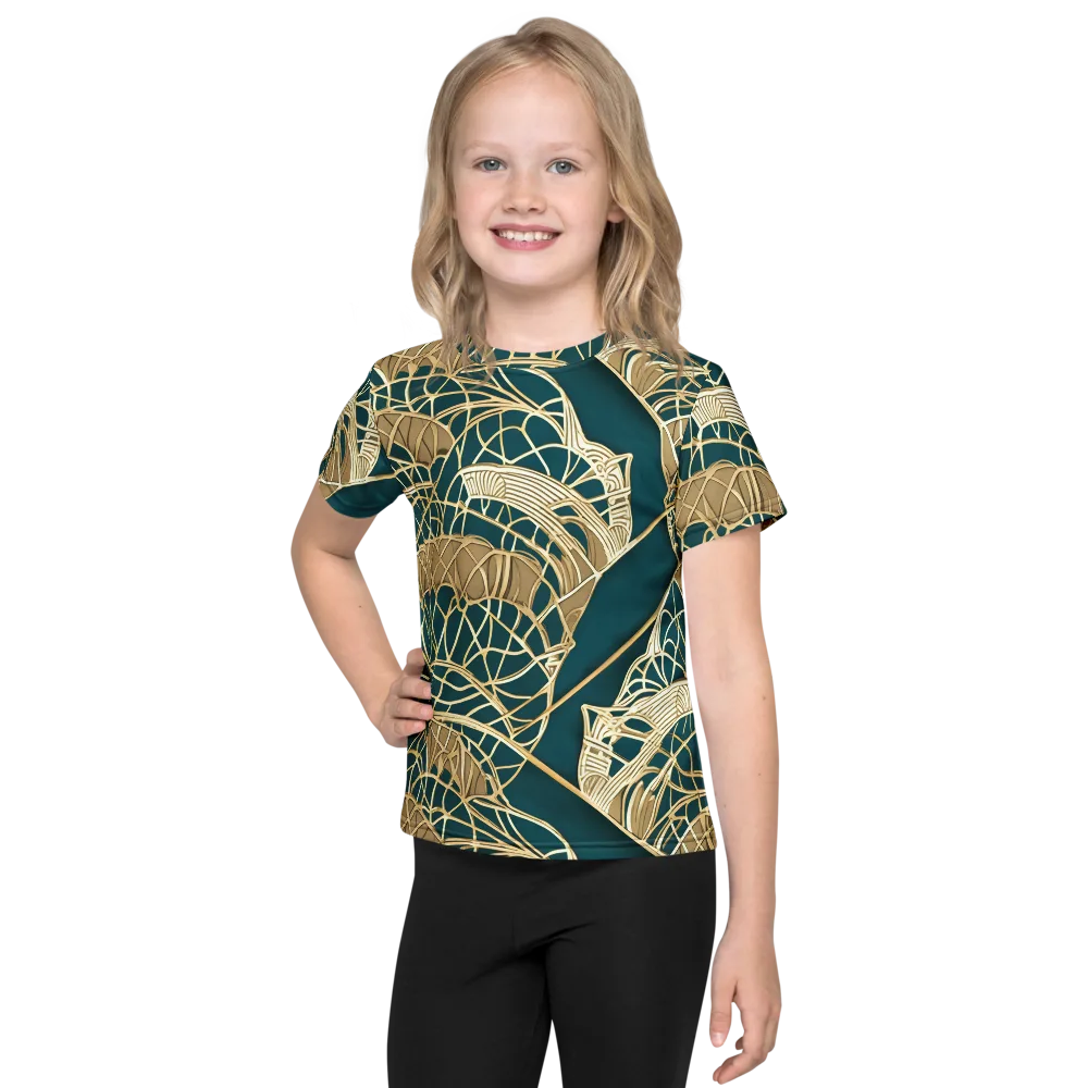 Venetian Canopy on Kids Crew Neck T-Shirt — Front