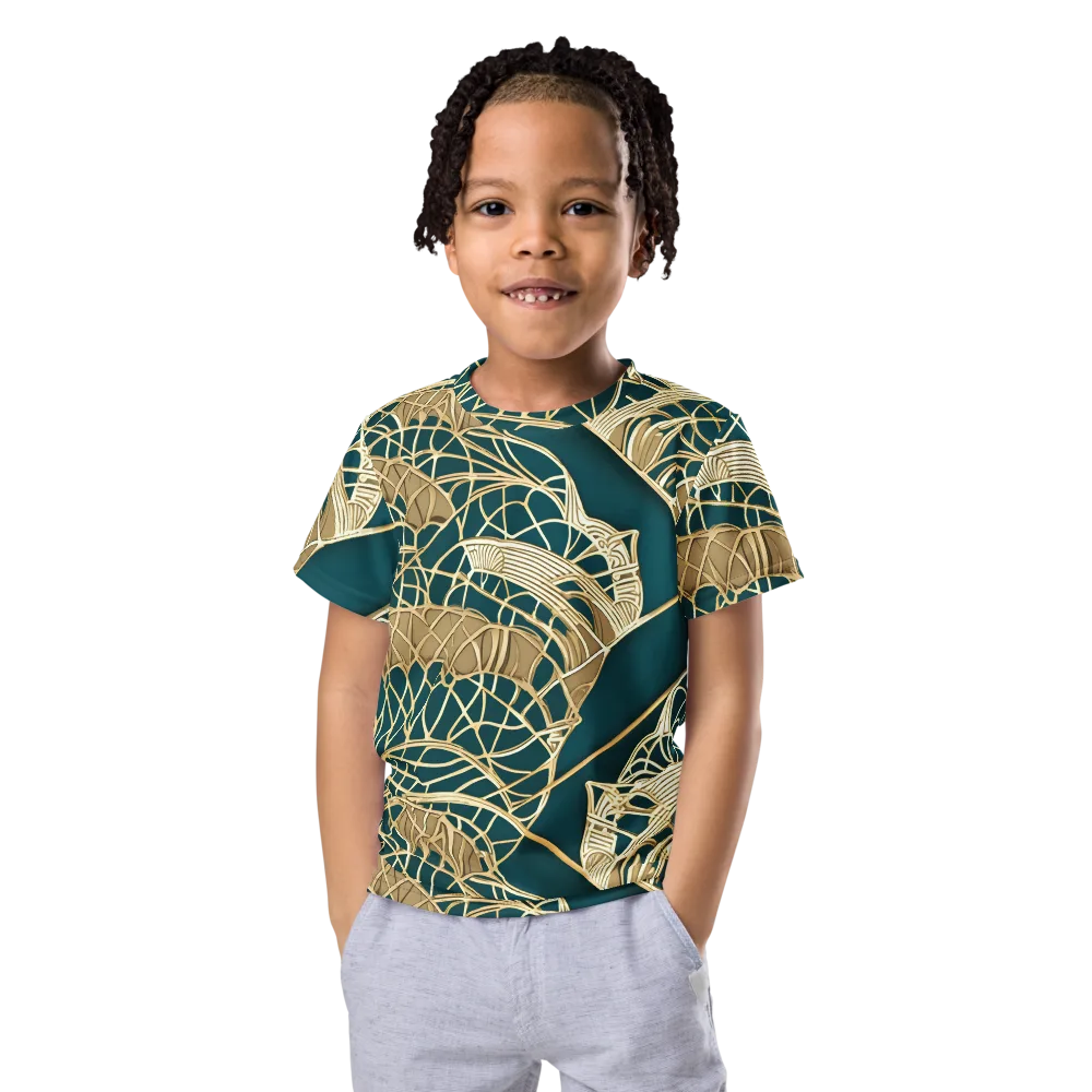 Venetian Canopy on Kids Crew Neck T-Shirt — Front