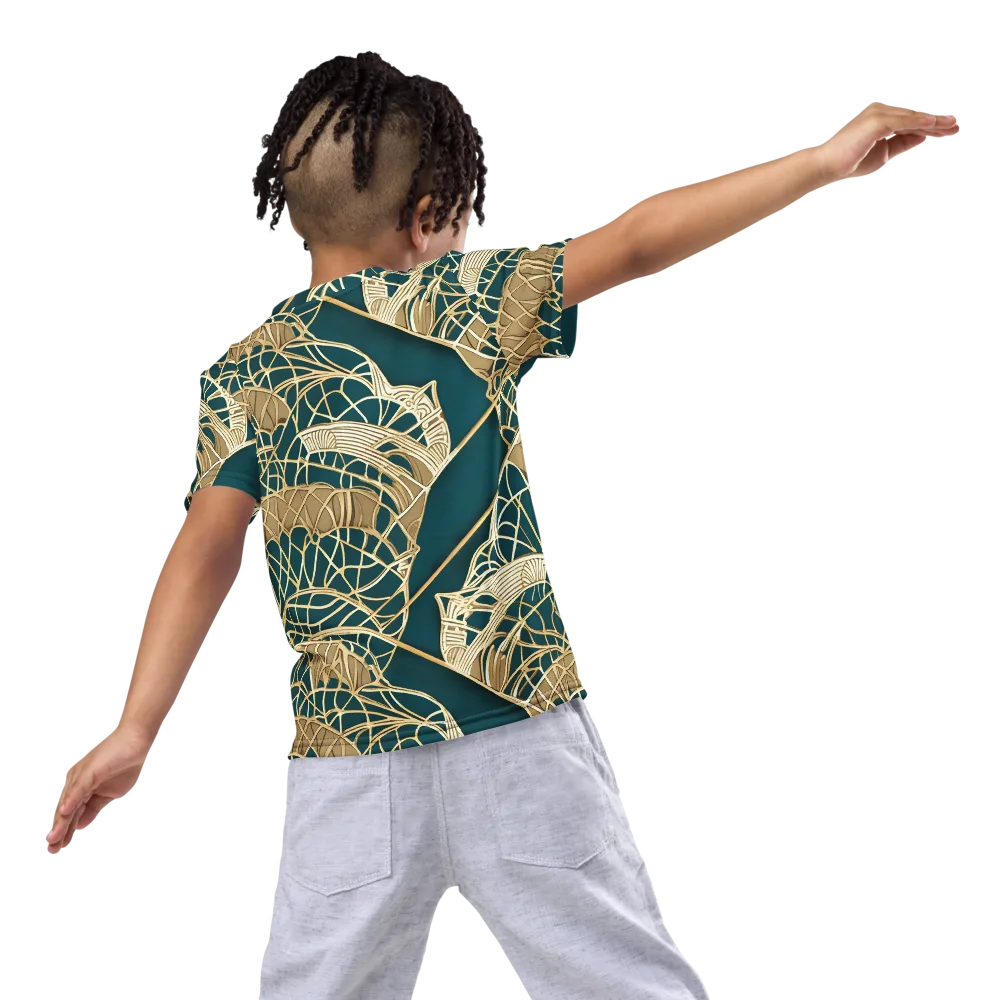 Venetian Canopy on Kids Crew Neck T-Shirt — Back