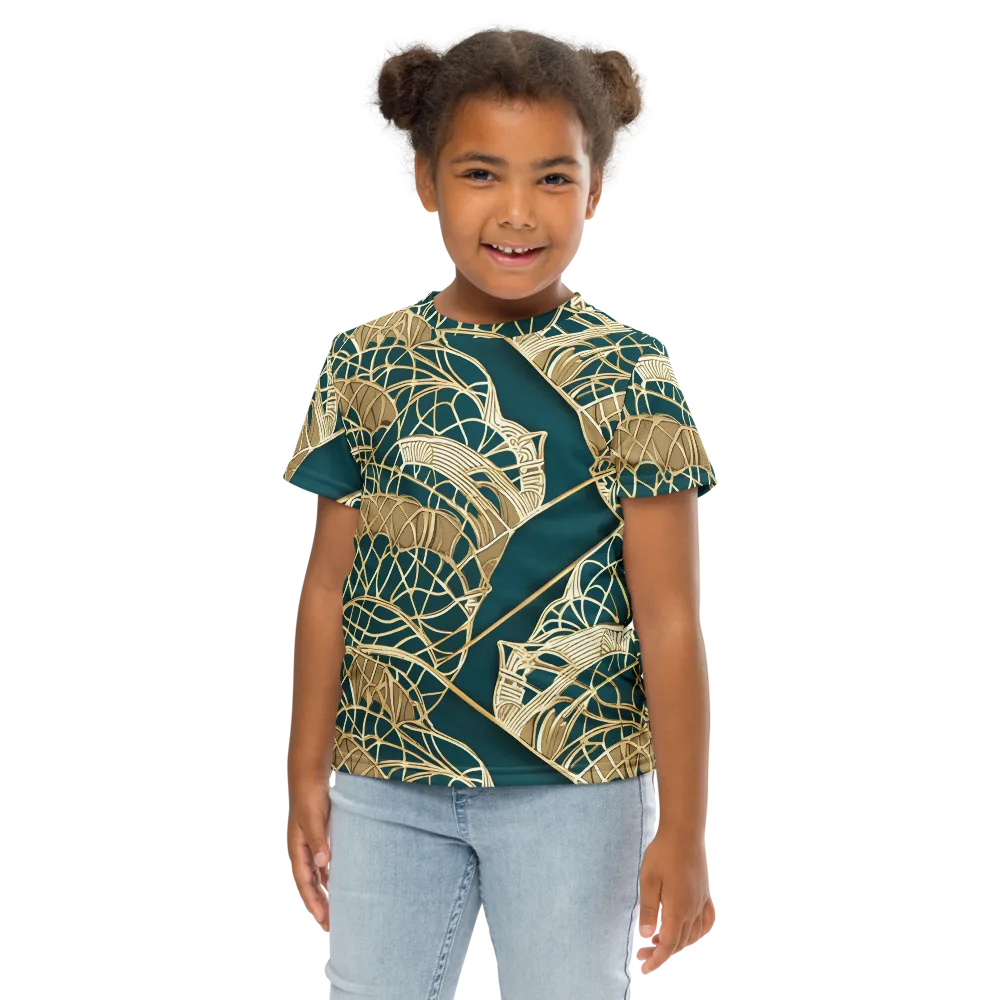 Venetian Canopy on Kids Crew Neck T-Shirt — Front
