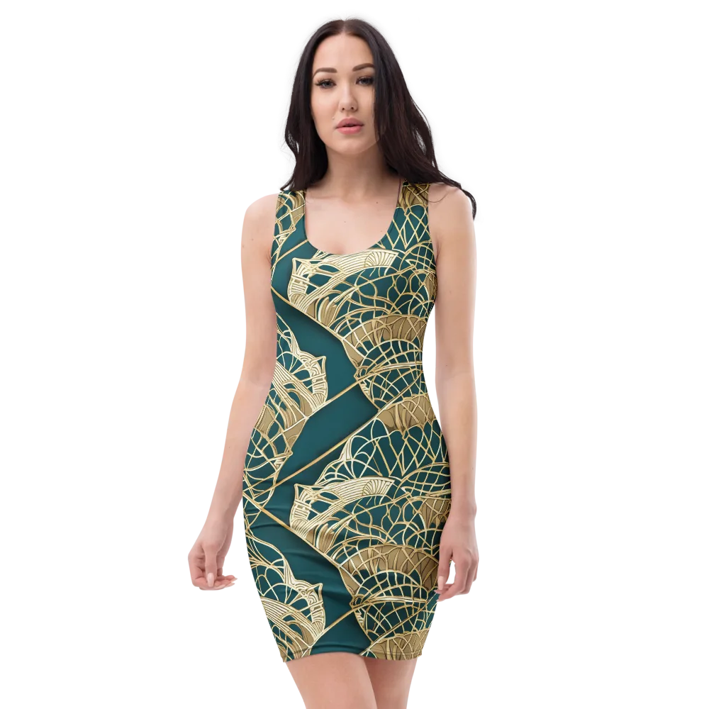 Venetian Canopy on Bodycon Dress — Front