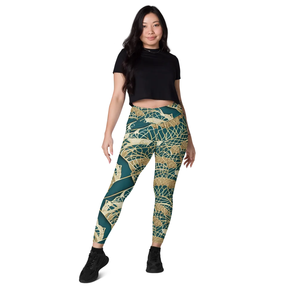 Venetian Canopy on Leggings with Pockets — Front