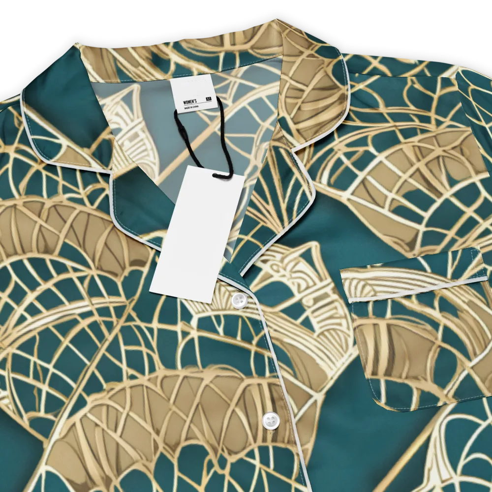 Venetian Canopy on Women's Short Sleeve Pajama Top — Product details