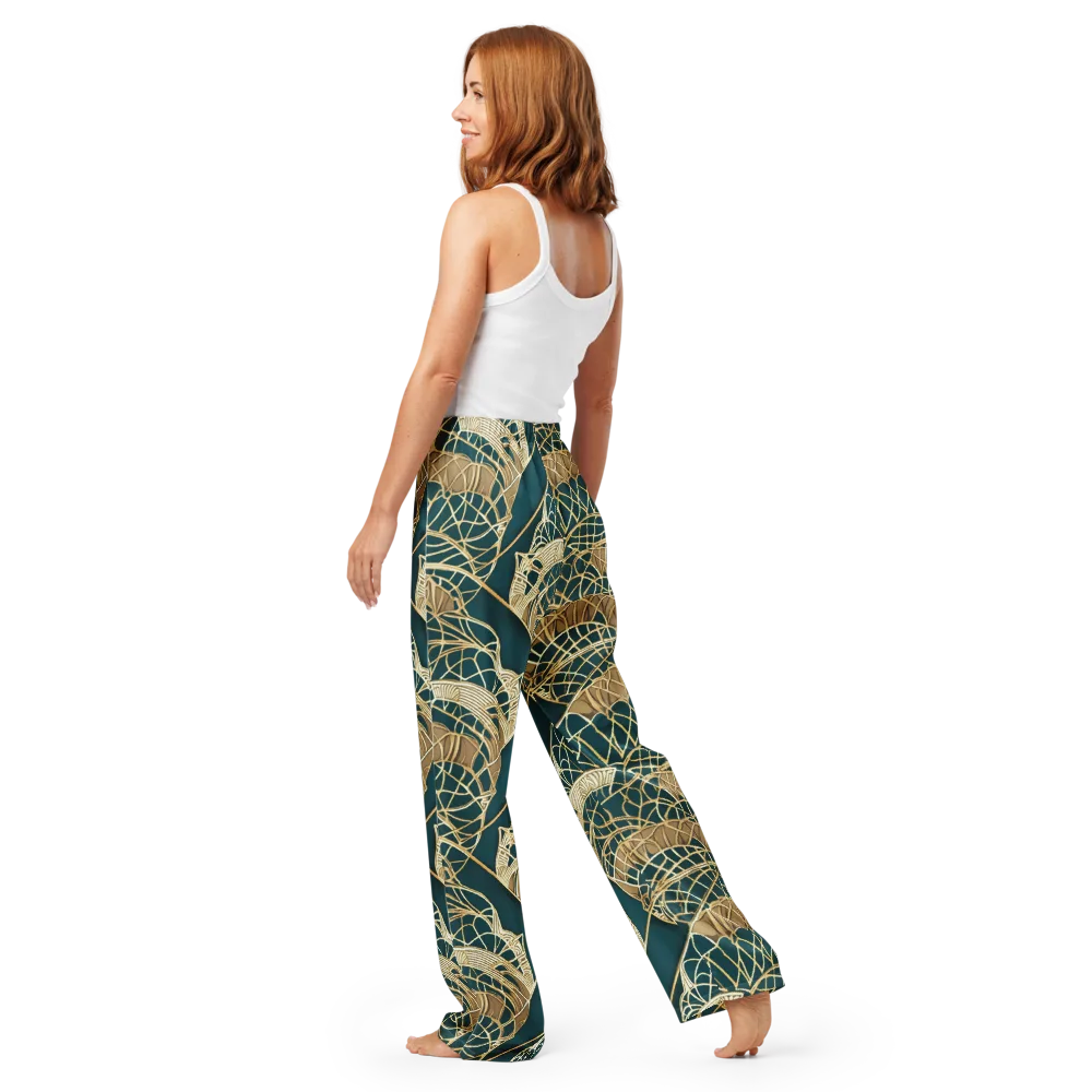 Venetian Canopy on Women's Pajama Pants — Back