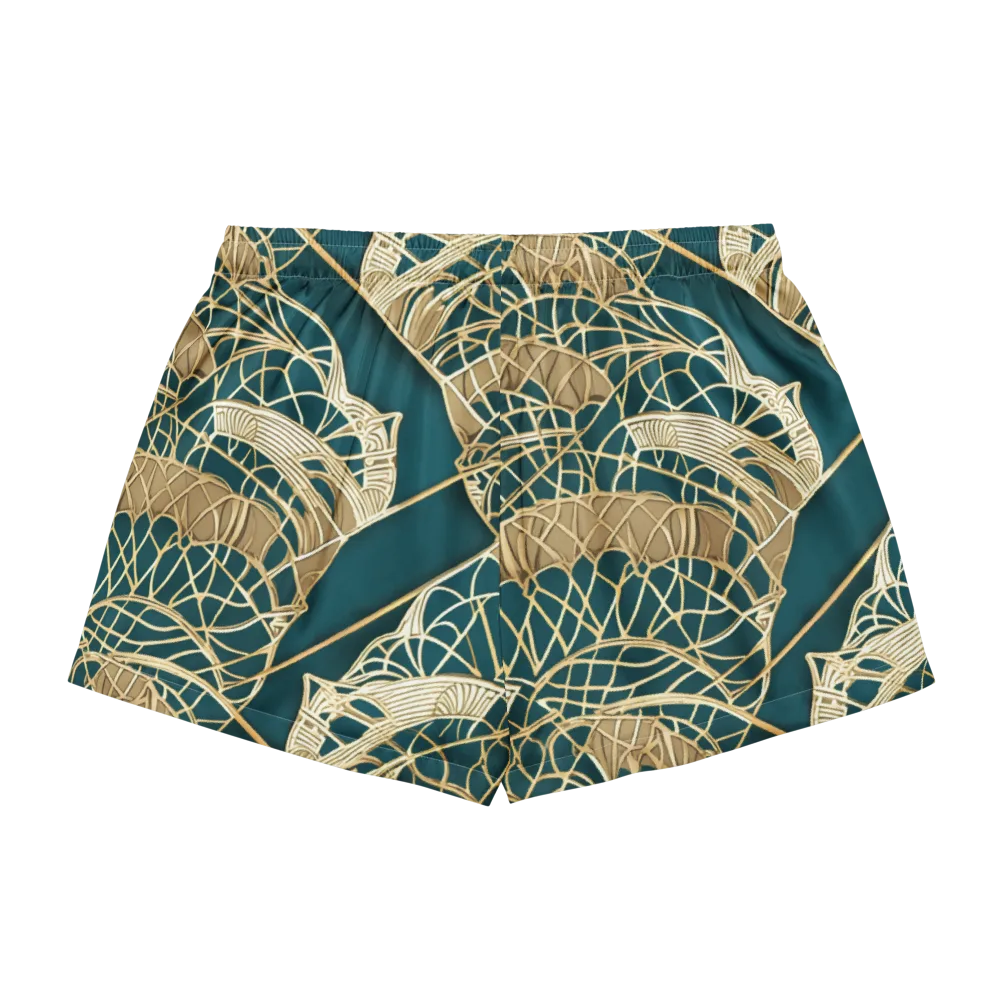 Venetian Canopy on Women's Pajama Shorts — Back