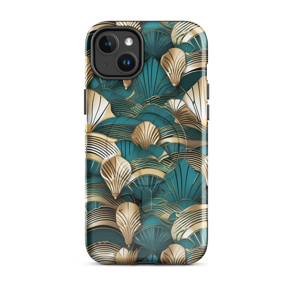 Gilded Fan Deco on MagSafe Tough Case for iPhone® — Front
