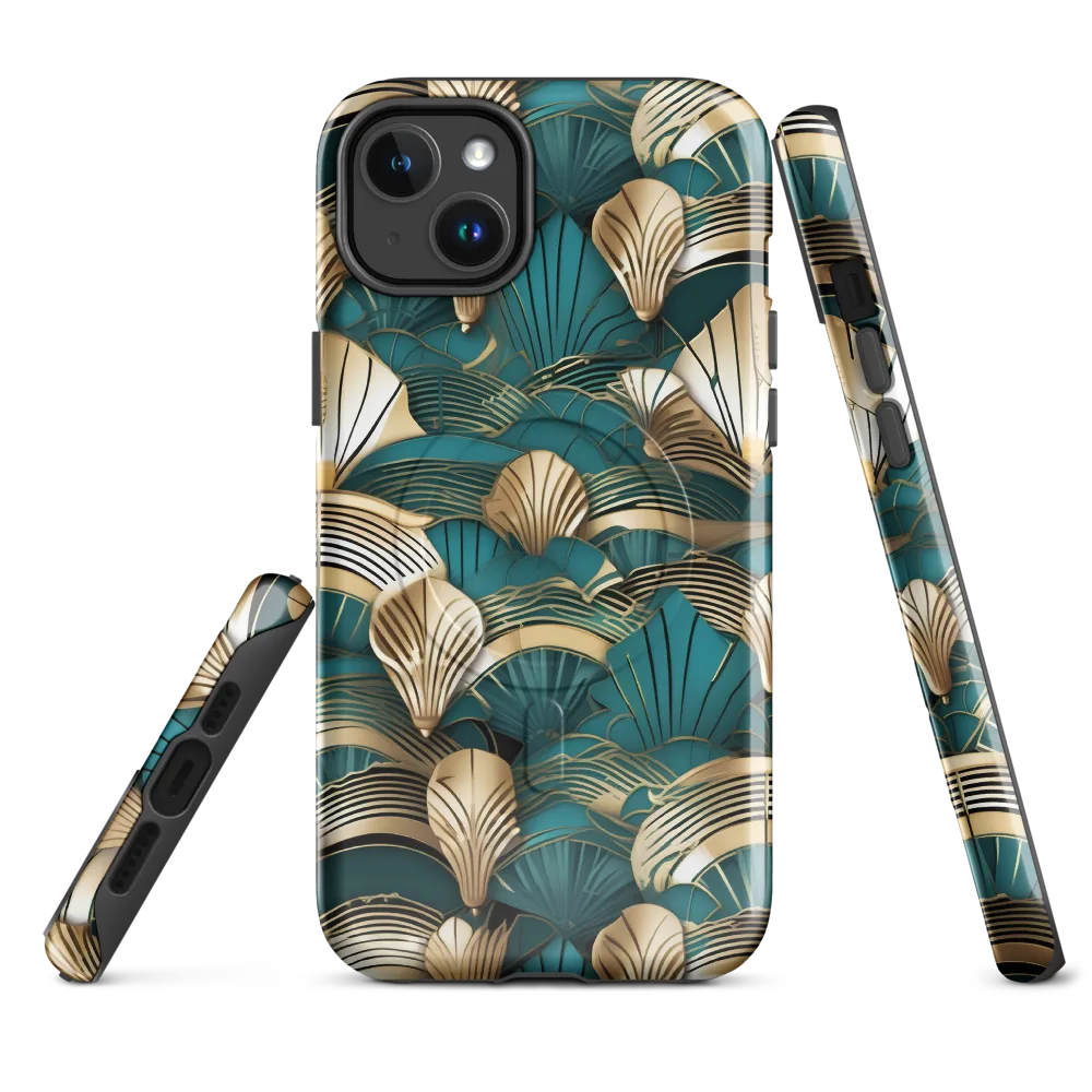 Gilded Fan Deco on MagSafe Tough Case for iPhone® — Front