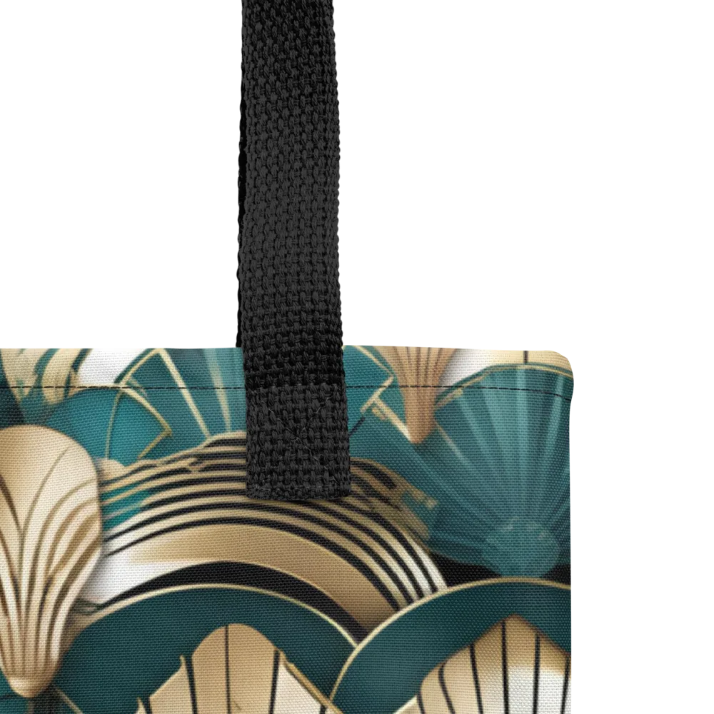 Gilded Fan Deco on Tote Bag — Product details