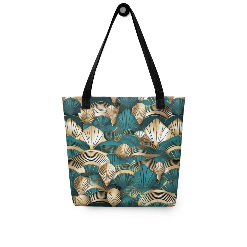 Gilded Fan Deco on Tote Bag — Front
