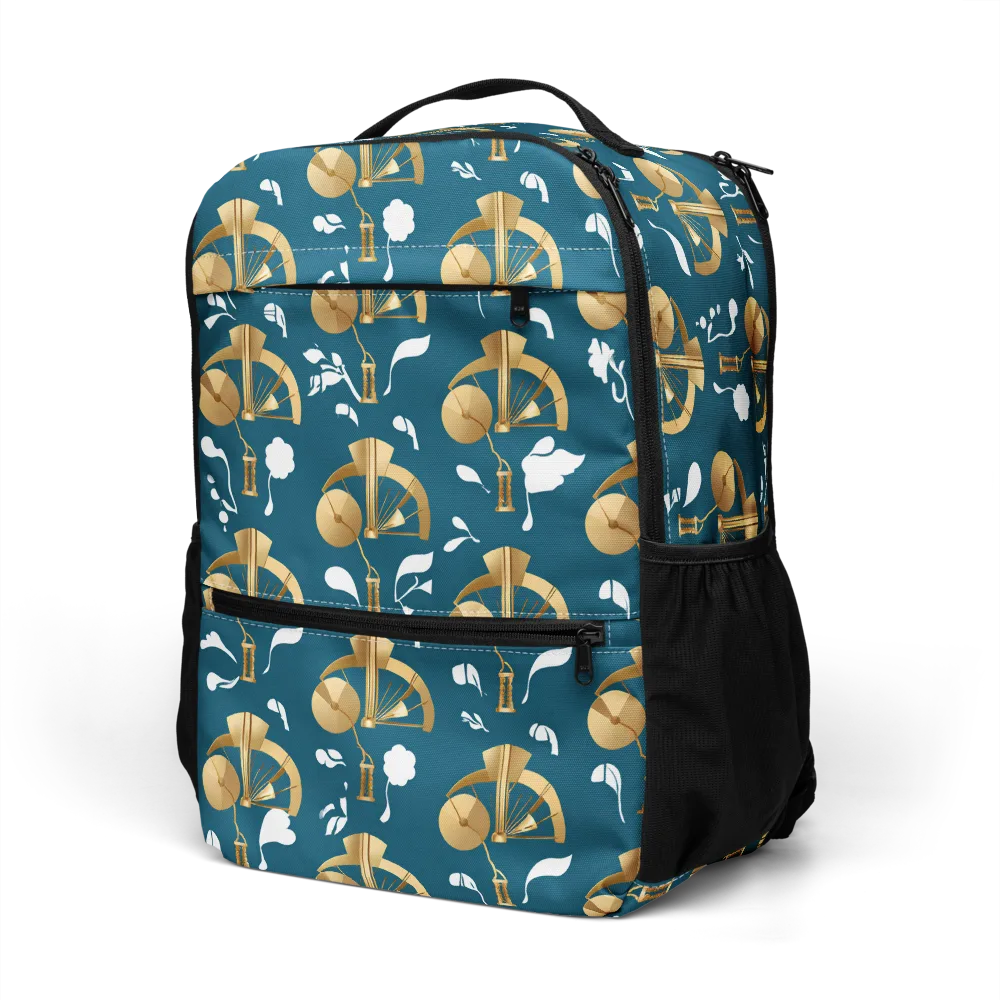 Gilded Soundscape on Utility Backpack — Left Front