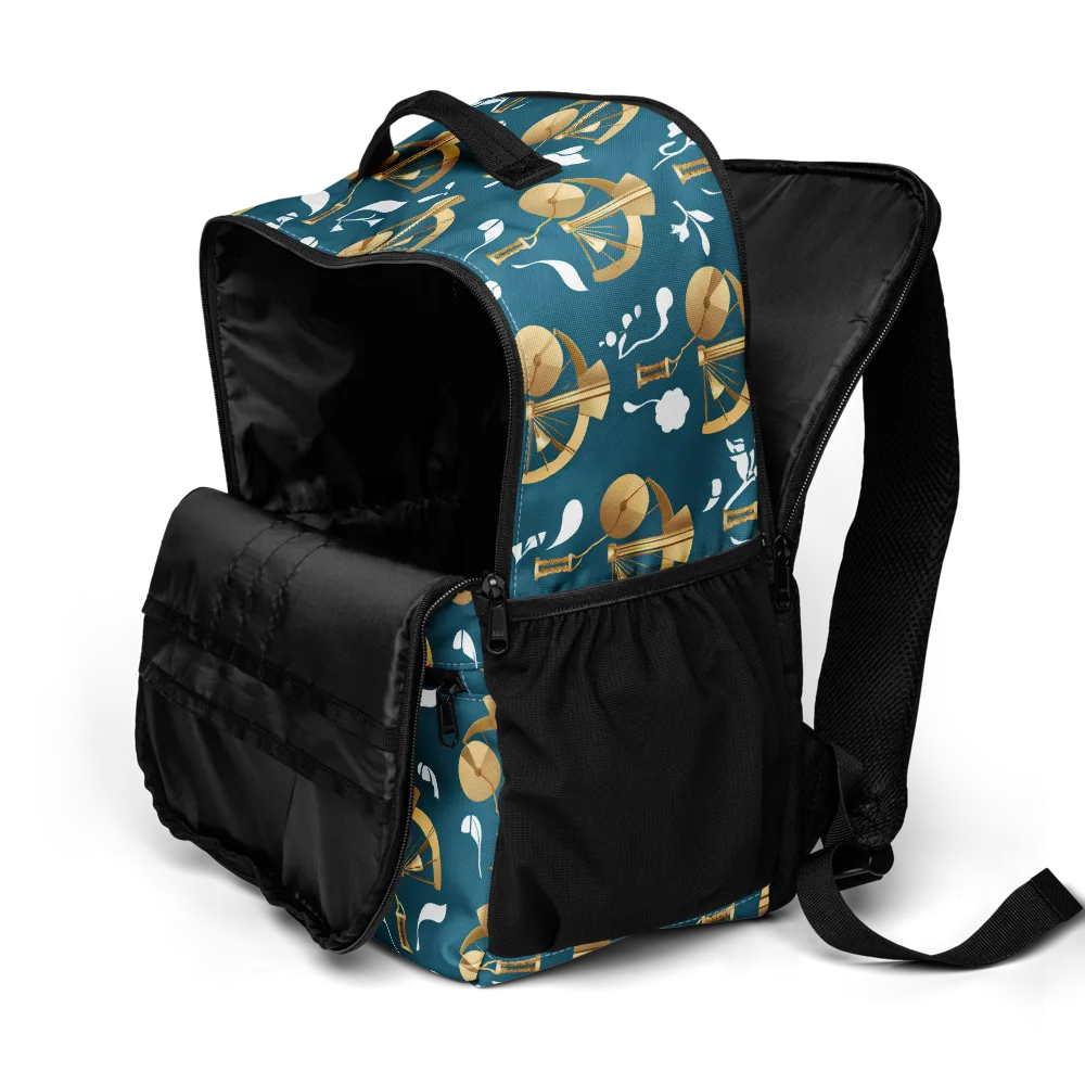 Gilded Soundscape on Utility Backpack — Product details 2