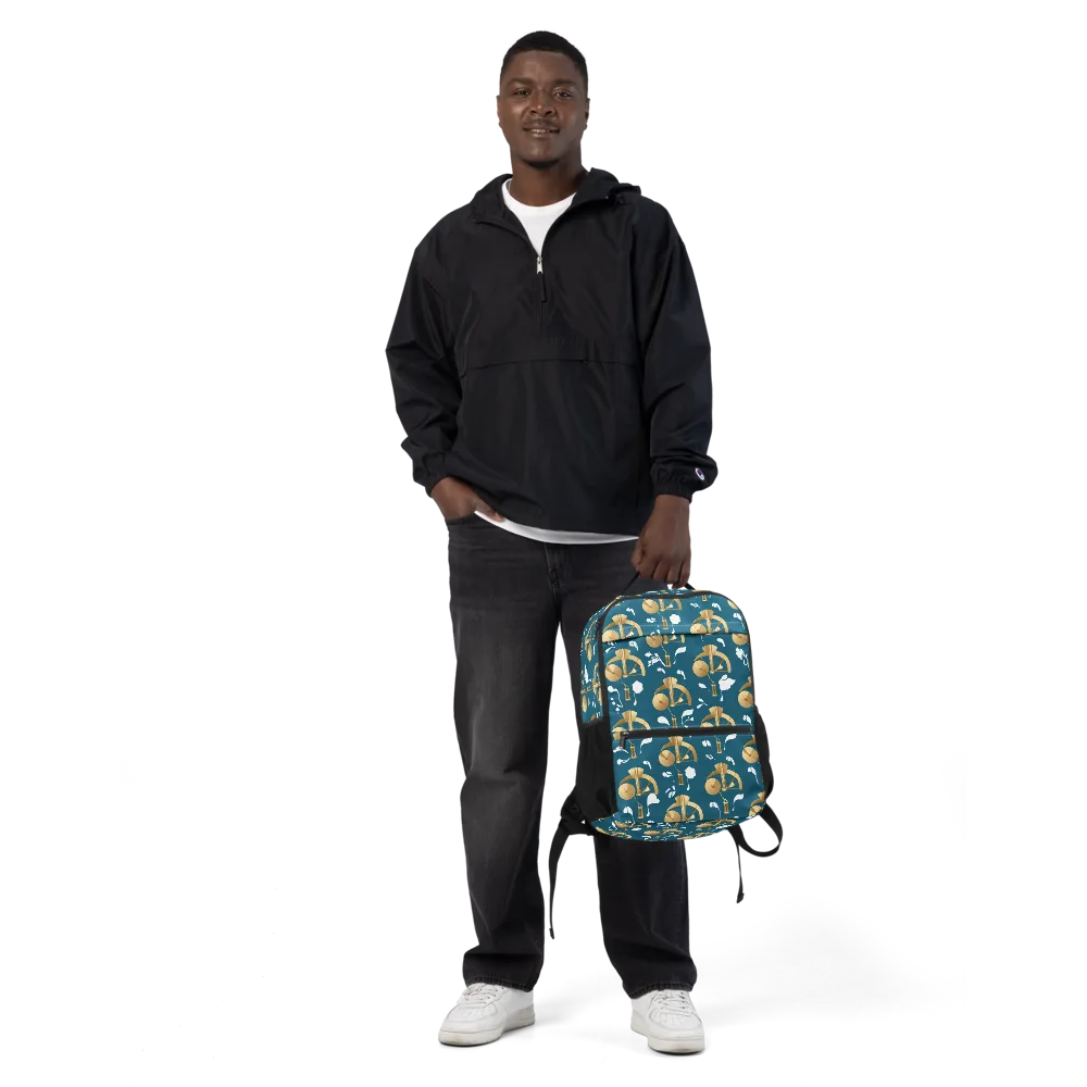 Gilded Soundscape on Utility Backpack — Front