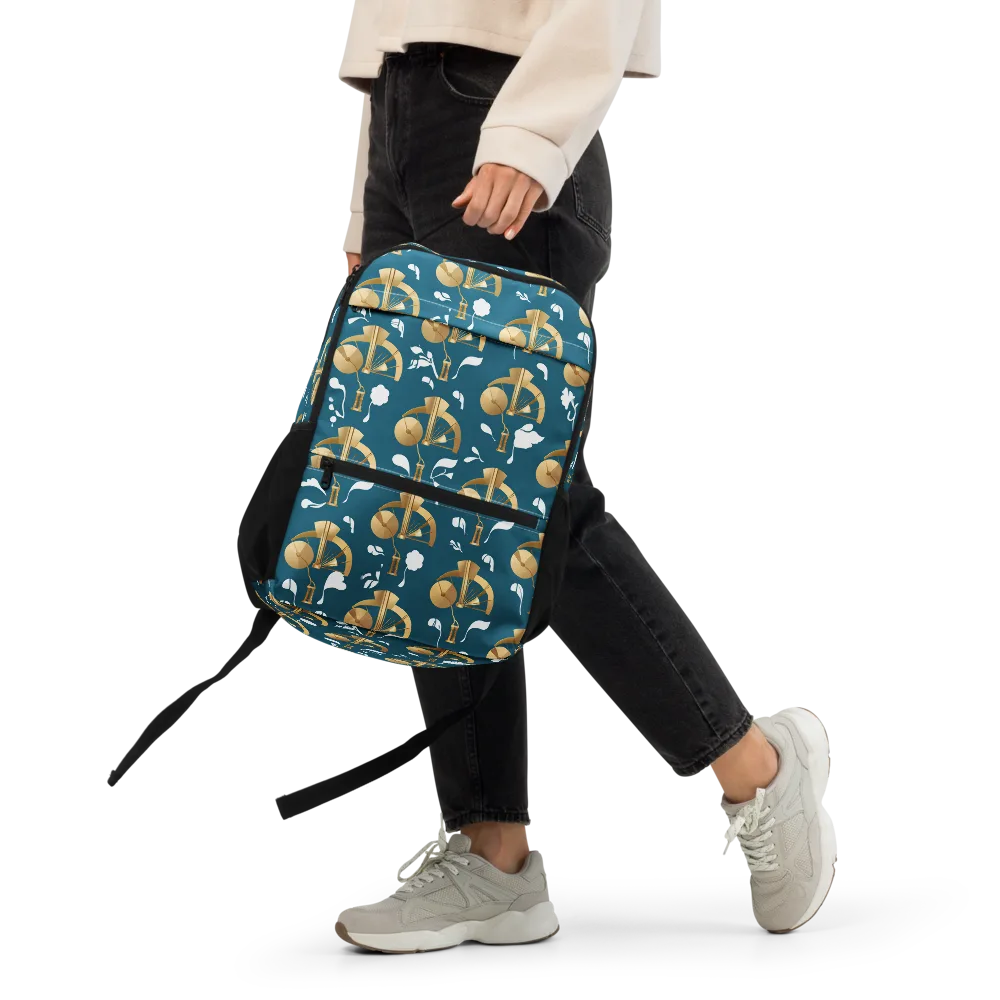 Gilded Soundscape on Utility Backpack — Front