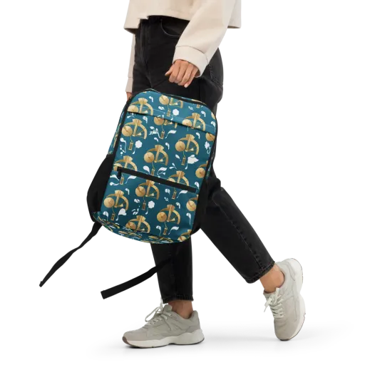 Gilded Soundscape on a Utility Backpack