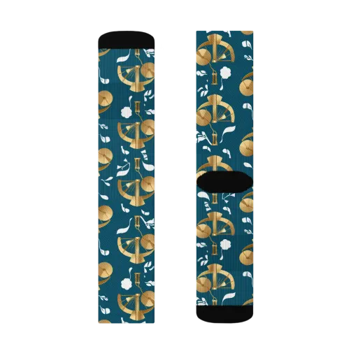 Gilded Soundscape on a Socks