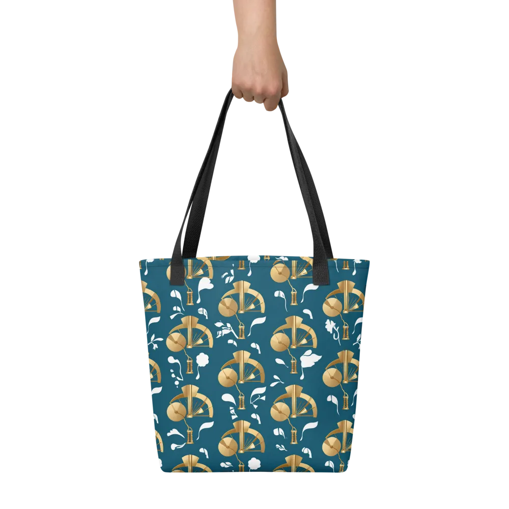 Gilded Soundscape on Tote Bag — Front