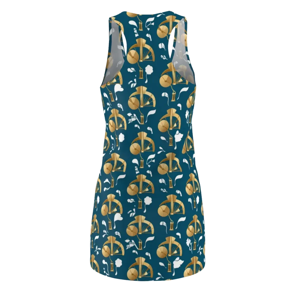 Gilded Soundscape on Racerback Dress — Back
