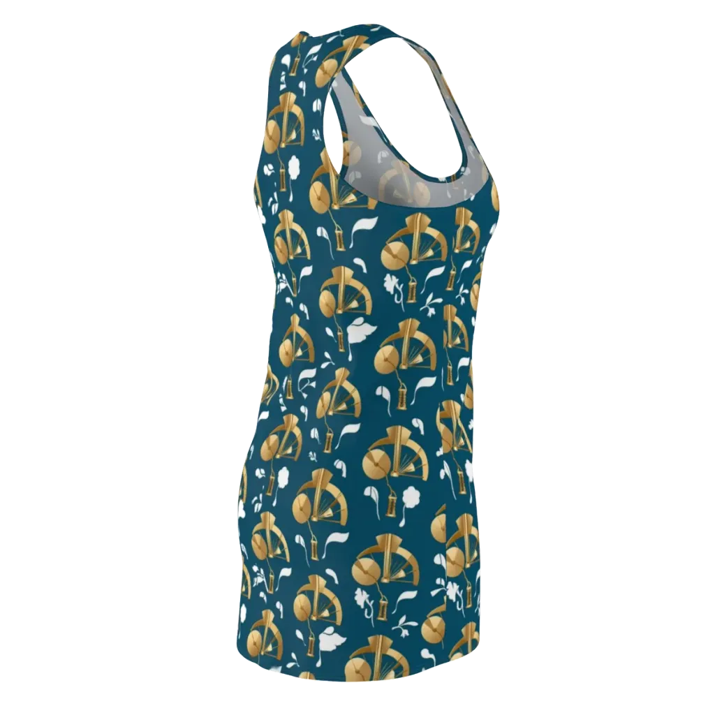 Gilded Soundscape on Racerback Dress — Back Side