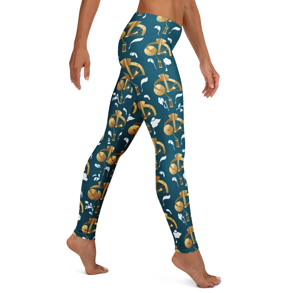 Gilded Soundscape on Leggings — Right
