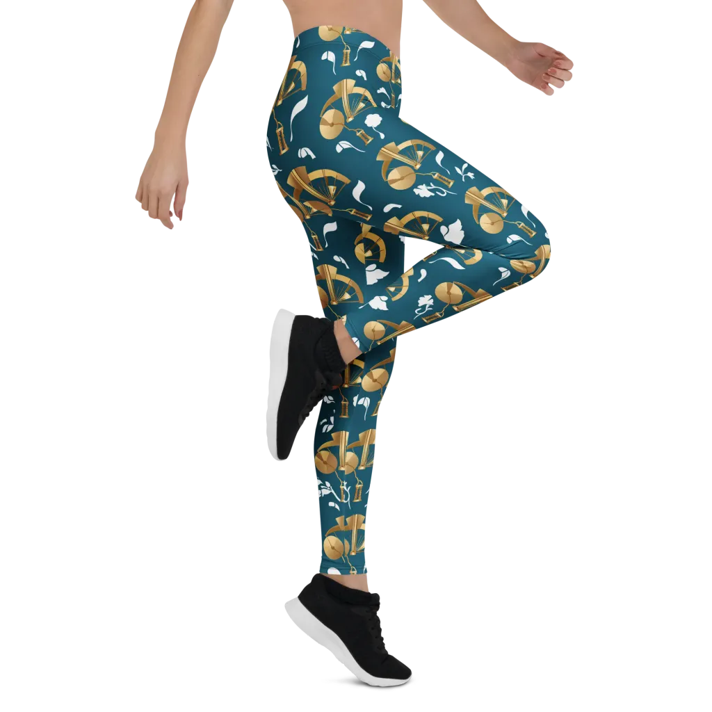 Gilded Soundscape on Leggings — Right