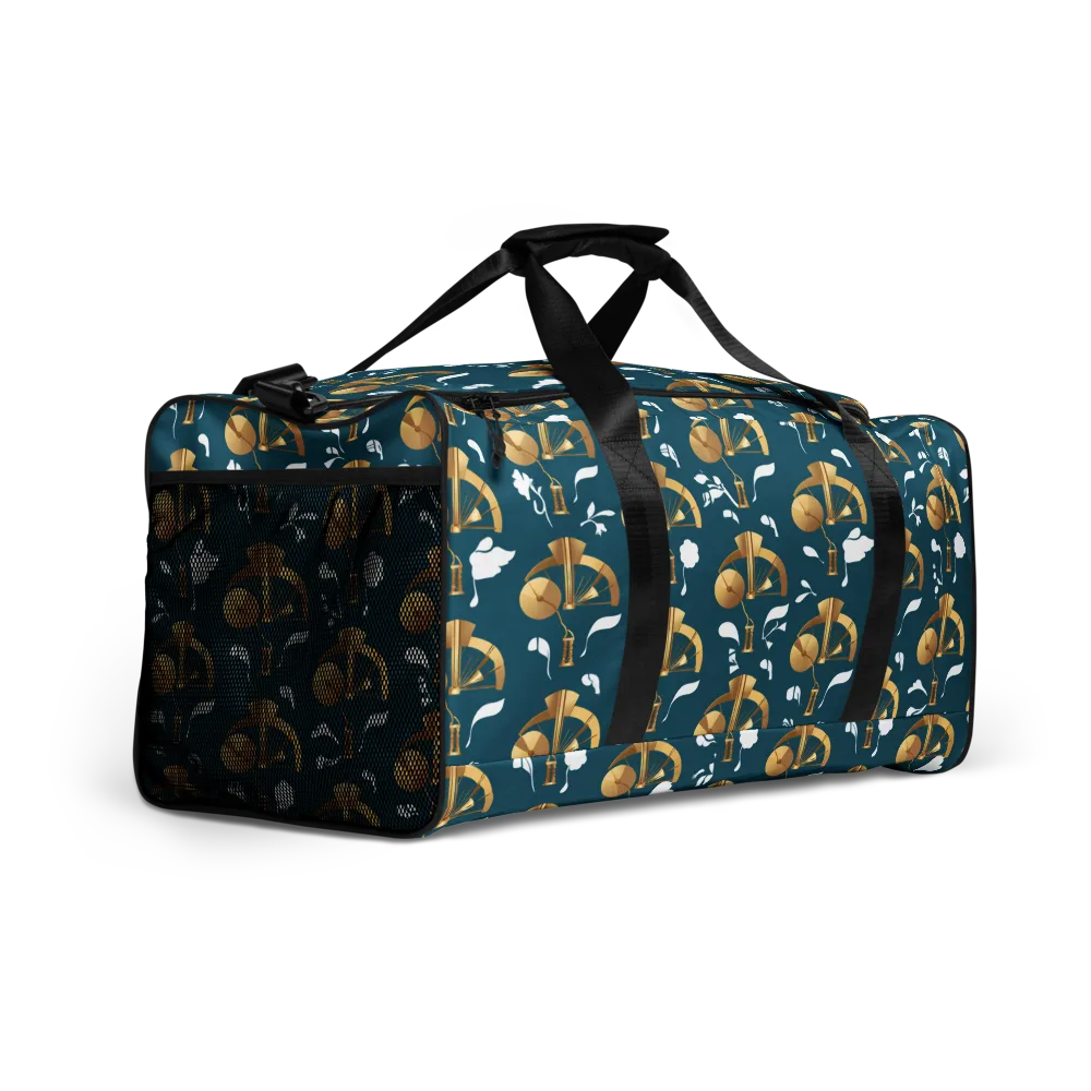 Gilded Soundscape on Duffle Bag — Right Front
