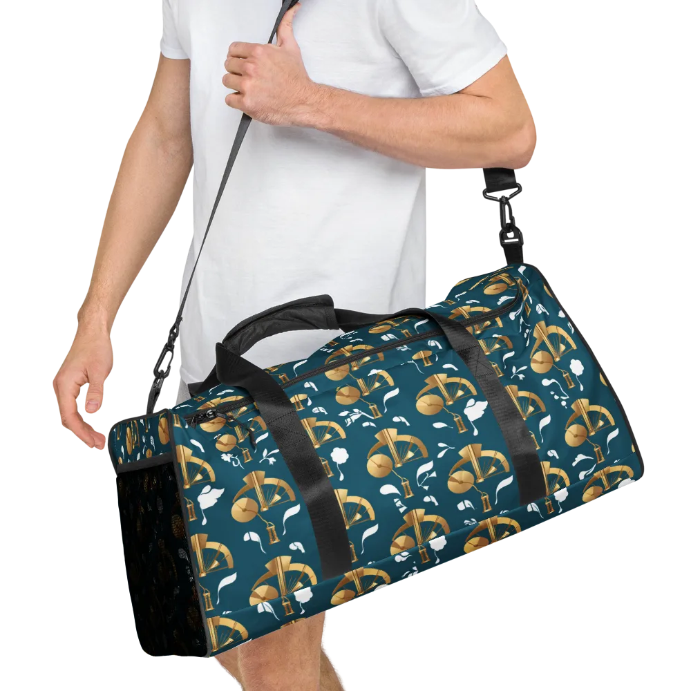 Gilded Soundscape on Duffle Bag — Right Front