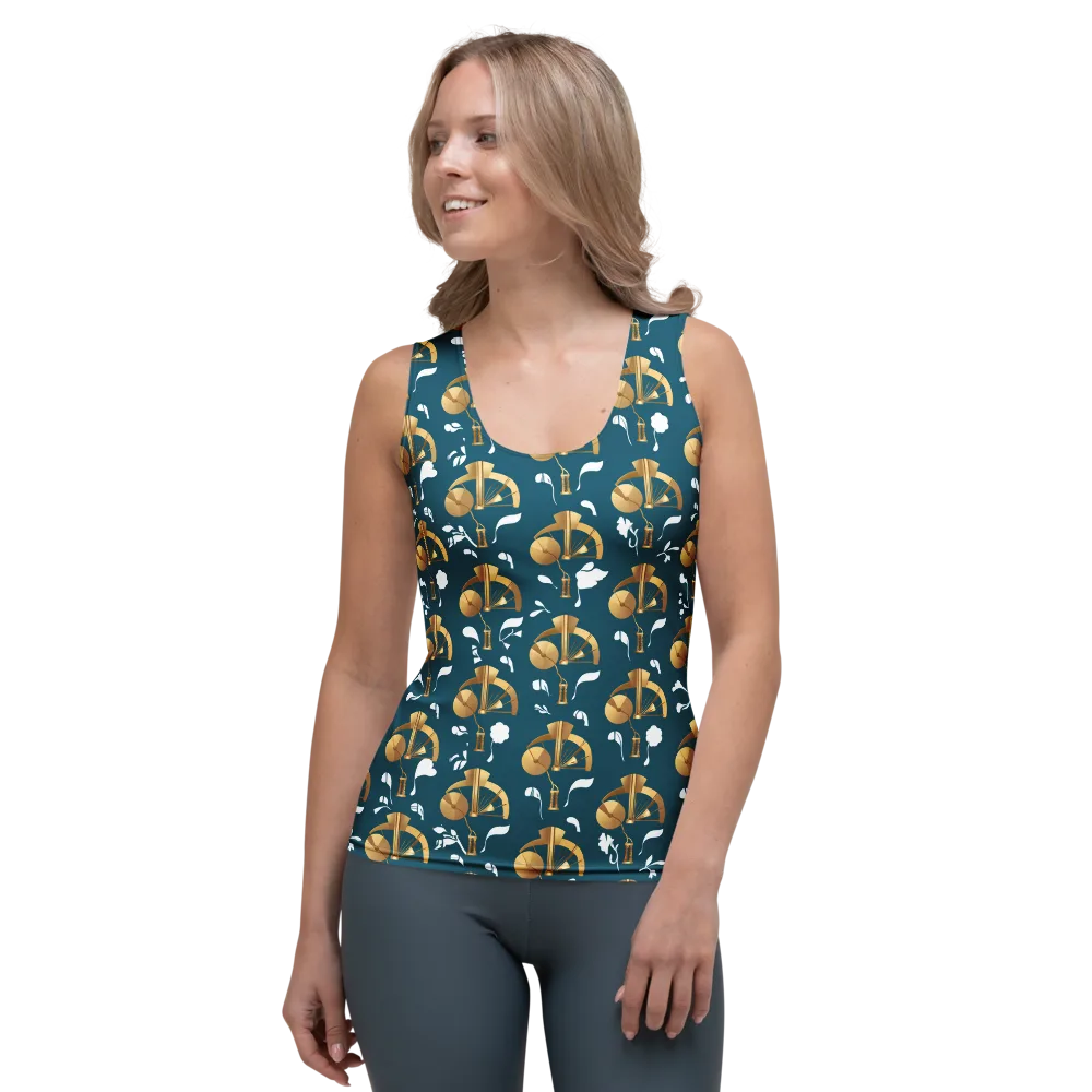 Gilded Soundscape on Women's Tank Top — Front
