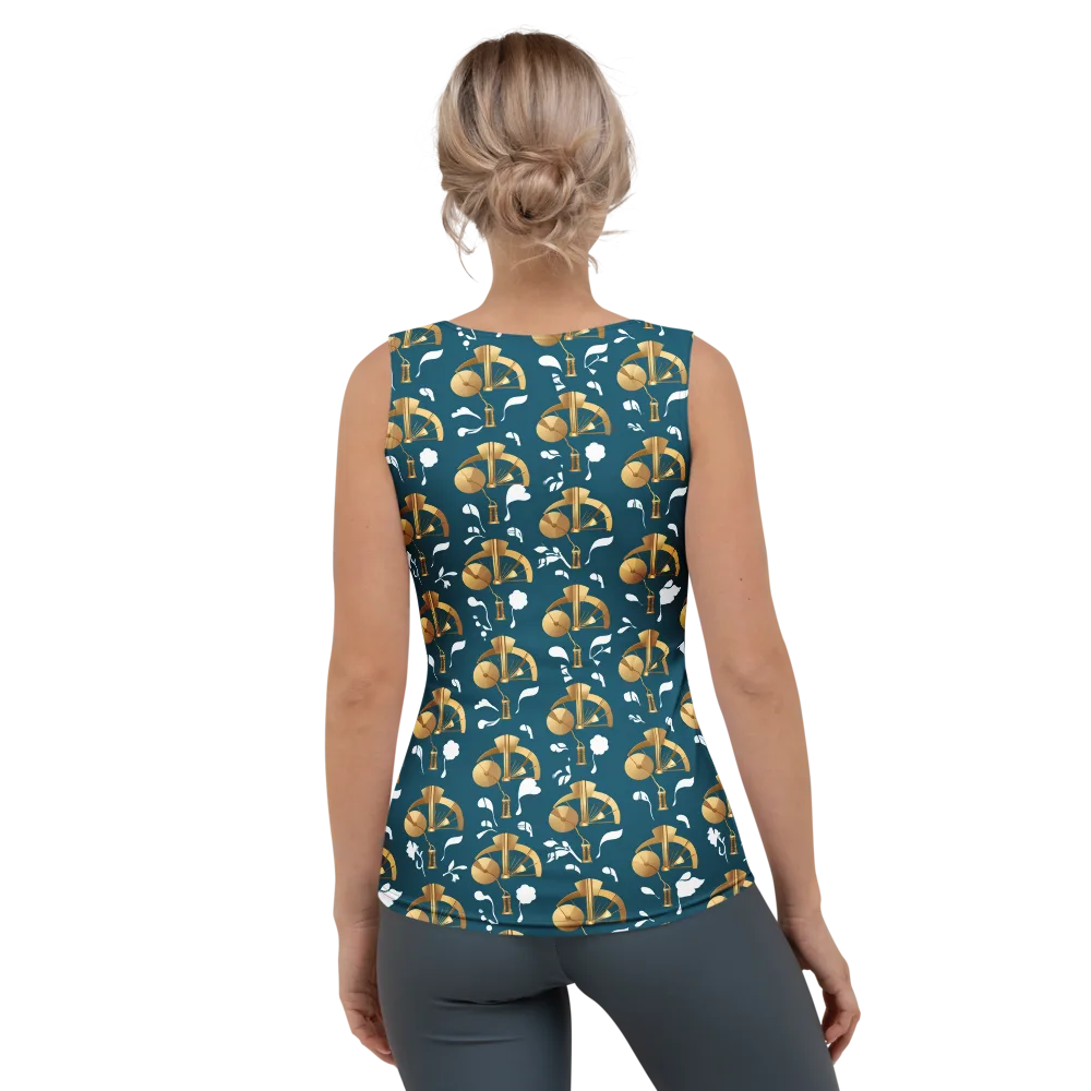 Gilded Soundscape on Women's Tank Top — Back