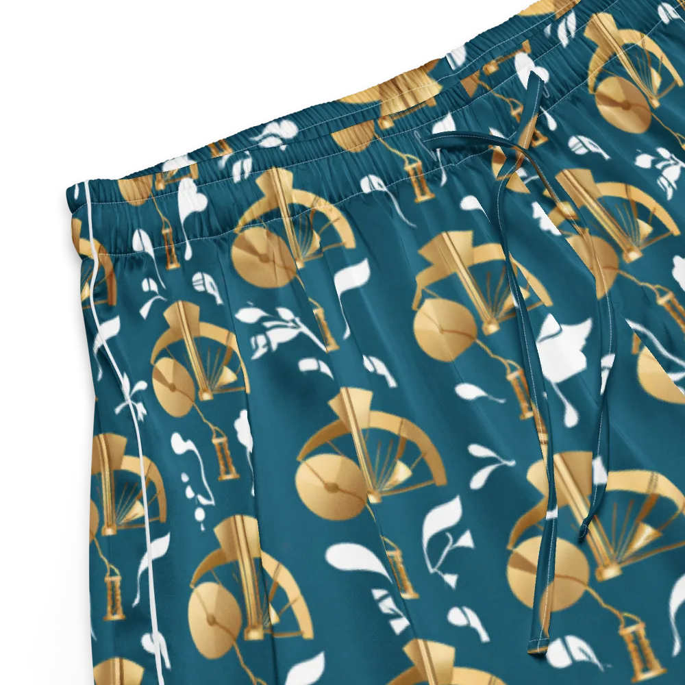 Gilded Soundscape on Women's Pajama Shorts — Product details