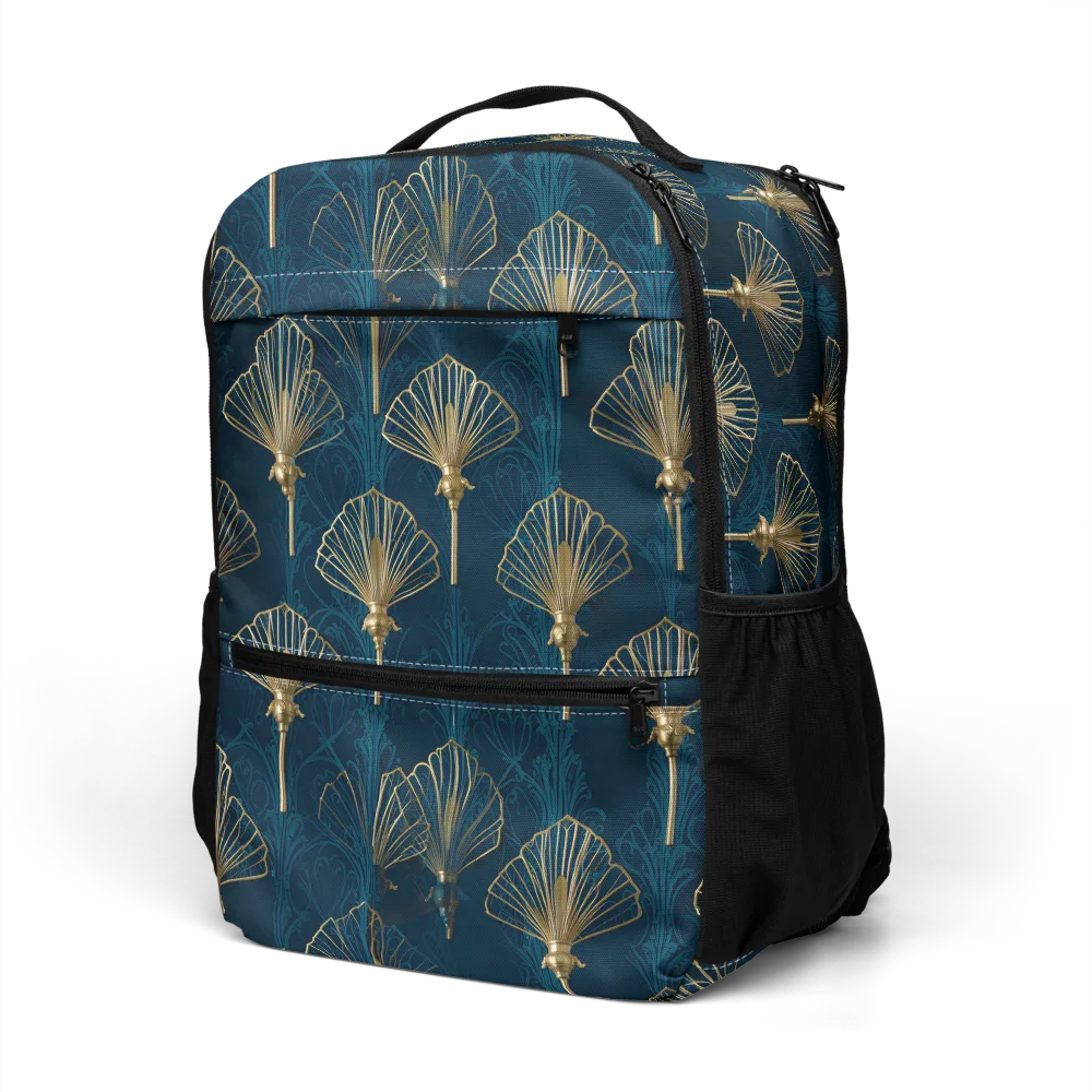 Midnight Folly on Utility Backpack — Left Front