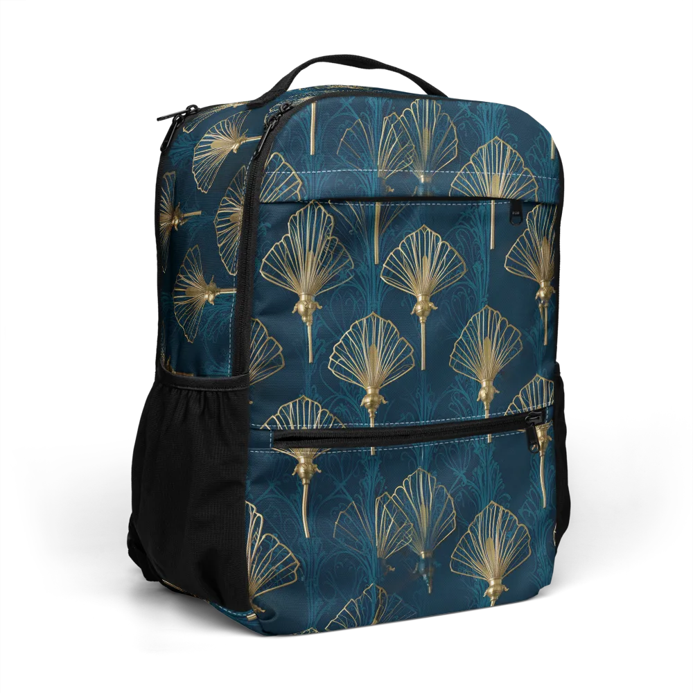 Midnight Folly on Utility Backpack — Right Front