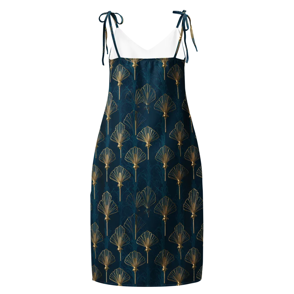 Midnight Folly on Slip Dress — Back